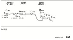 WALKER DWK033216 — Sistem de evacuare complet