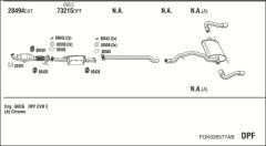 WALKER FOK026577AB — Выхлопная система в сборе
