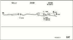 WALKER HO62011 — Sistem de evacuare complet