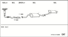WALKER HYK014749BB — Sistem de evacuare complet
