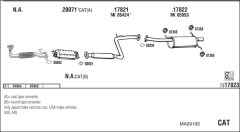 WALKER MA20192 — Sistem de evacuare complet