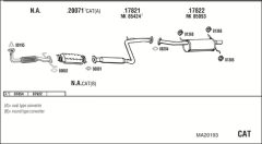 WALKER MA20193 — Sistem de evacuare complet