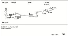 WALKER MAH17318 — Sistem de evacuare complet