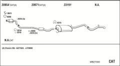 WALKER MB27000 — Sistem de evacuare complet