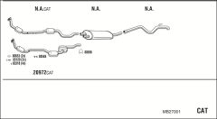 WALKER MB27001 — Sistem de evacuare complet
