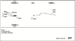 WALKER MBK137007B — Sistem de evacuare complet