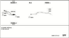 WALKER MBK137410 — Sistem de evacuare complet