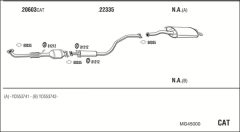 WALKER MG45000 — Sistem de evacuare complet