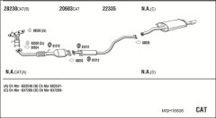 WALKER MGH16608 — Sistem de evacuare complet