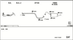 WALKER MI61706B — Выхлопная система в сборе