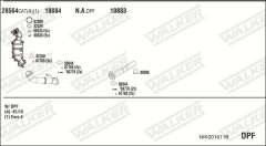 WALKER NIK001611B — Выхлопная система в сборе