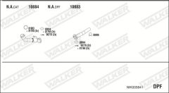 WALKER NIK005841 — Выхлопная система в сборе