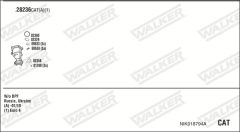 WALKER NIK018794A — Выхлопная система в сборе