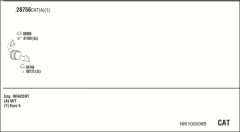 WALKER NIK100506B — Выхлопная система в сборе