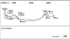 WALKER OPK008471 — Sistem de evacuare complet