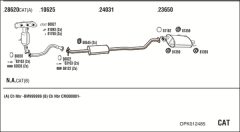 WALKER OPK012485 — Sistem de evacuare complet