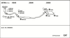 WALKER OPK023426 — Sistem de evacuare complet