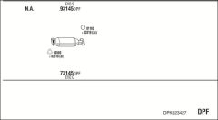 WALKER OPK023427 — Sistem de evacuare complet