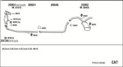 WALKER PEK018586 — Выхлопная система в сборе