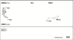 WALKER PEK031526 — Выхлопная система в сборе