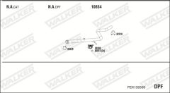 WALKER PEK139306 — Sistem de evacuare complet