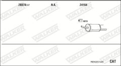 WALKER REK057445 — Sistem de evacuare complet