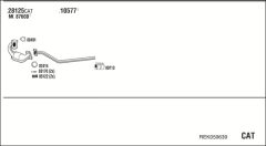 WALKER REK059639 — Sistem de evacuare complet
