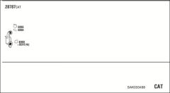 WALKER SAK033498 — Sistem de evacuare complet