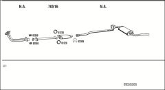 WALKER SE20205 — Выхлопная система в сборе