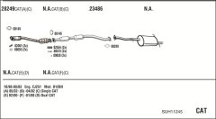 WALKER SUH11245 — Выхлопная система в сборе