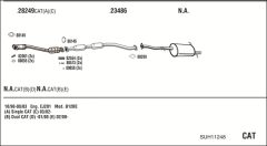 WALKER SUH11248 — Выхлопная система в сборе