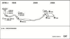 WALKER SZK012061A — Sistem de evacuare complet
