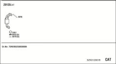 WALKER SZK012061B — Sistem de evacuare complet