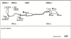 WALKER SZK027528 — Sistem de evacuare complet