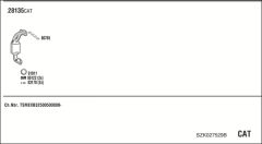 WALKER SZK027529B — Sistem de evacuare complet