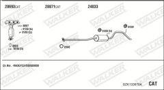 WALKER SZK133870A — Sistem de evacuare complet