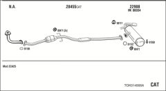 WALKER TOK014906A — Sistem de evacuare complet