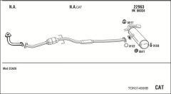 WALKER TOK014906B — Sistem de evacuare complet