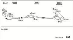 WALKER TOK014907B — Sistem de evacuare complet