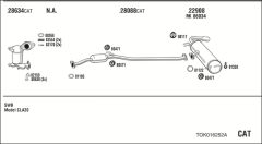WALKER TOK016252A — Sistem de evacuare complet