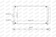WALKER WCD00309 — Радиатор кондиционера