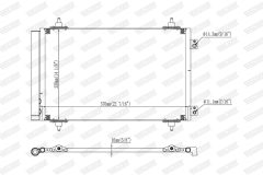 WALKER WCD00326 — Радиатор кондиционера