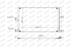 WALKER WCD00327 — Радиатор кондиционера