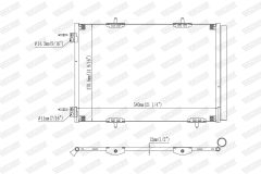 WALKER WCD00356 — Радиатор кондиционера