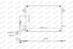 WALKER WCD00381 — Радиатор кондиционера