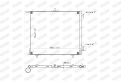 WALKER WCD00382 — Радиатор кондиционера