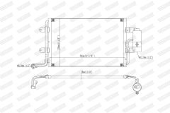 WALKER WCD00391 — Радиатор кондиционера