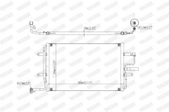 WALKER WCD00392 — Радиатор кондиционера
