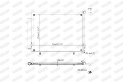 WALKER WCD00402 — Радиатор кондиционера