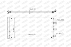 WALKER WCD00415 — Радиатор кондиционера